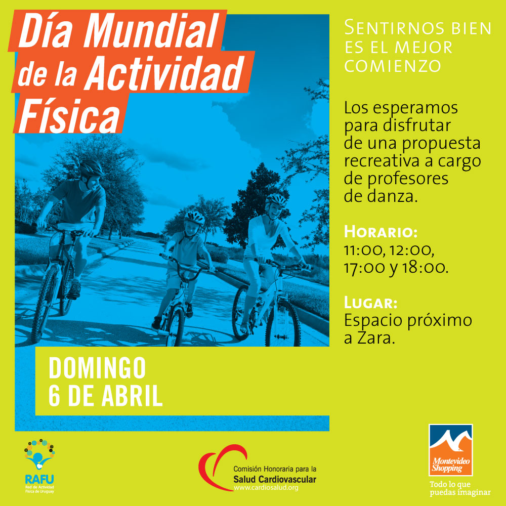 Domingo 6 de abril – Día Mundial de la Actividad Física